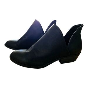 Target Black Women's Ankle Booties Size 10 Slip On